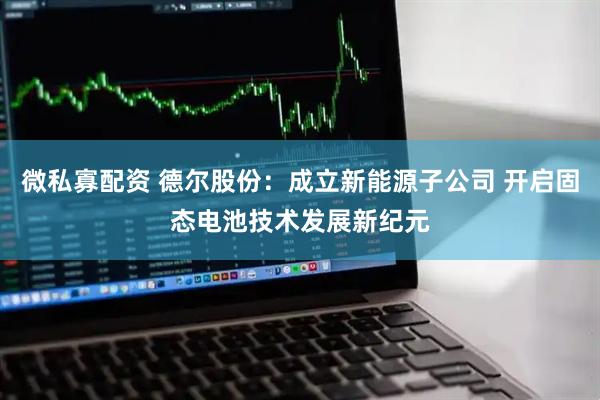微私寡配资 德尔股份：成立新能源子公司 开启固态电池技术发展新纪元